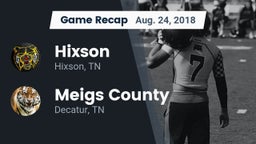 Recap: Hixson  vs. Meigs County  2018