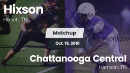 Matchup: Hixson  vs. Chattanooga Central  2018