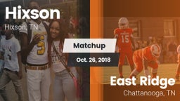 Matchup: Hixson  vs. East Ridge  2018