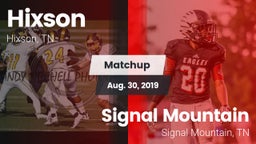Matchup: Hixson  vs. Signal Mountain  2019