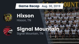 Recap: Hixson  vs. Signal Mountain  2019