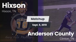Matchup: Hixson  vs. Anderson County  2019