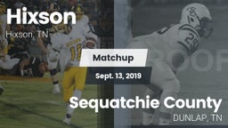Matchup: Hixson  vs. Sequatchie County  2019