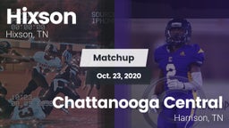 Matchup: Hixson  vs. Chattanooga Central  2020