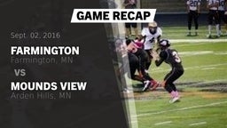 Recap: Farmington  vs. Mounds View  2016