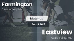 Matchup: Farmington High vs. Eastview  2016