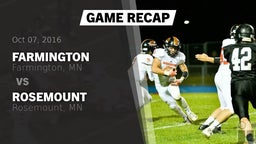 Recap: Farmington  vs. Rosemount  2016