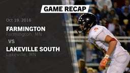 Recap: Farmington  vs. Lakeville South  2016
