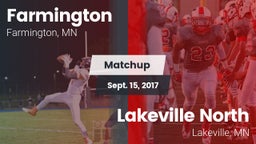 Matchup: Farmington High vs. Lakeville North  2017