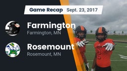Recap: Farmington  vs. Rosemount  2017