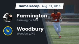 Recap: Farmington  vs. Woodbury  2018