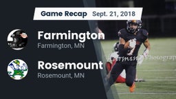 Recap: Farmington  vs. Rosemount  2018