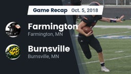 Recap: Farmington  vs. Burnsville  2018