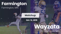 Matchup: Farmington High vs. Wayzata  2018