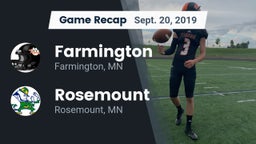 Recap: Farmington  vs. Rosemount  2019