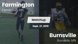 Matchup: Farmington High vs. Burnsville  2019