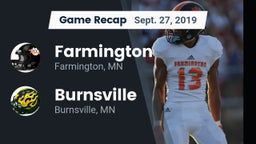 Recap: Farmington  vs. Burnsville  2019