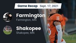 Recap: Farmington  vs. Shakopee  2021