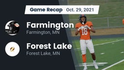 Recap: Farmington  vs. Forest Lake  2021
