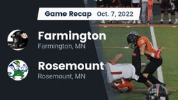 Recap: Farmington  vs. Rosemount  2022