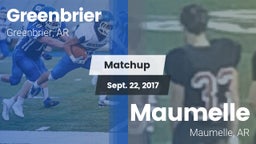 Matchup: Greenbrier High vs. Maumelle  2017