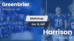 Matchup: Greenbrier High vs. Harrison  2017