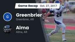 Recap: Greenbrier  vs. Alma  2017