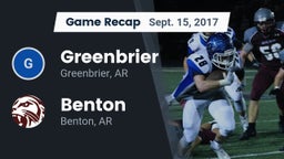 Recap: Greenbrier  vs. Benton  2017