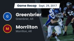 Recap: Greenbrier  vs. Morrilton  2017