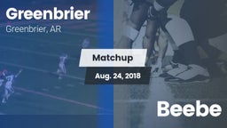 Matchup: Greenbrier High vs. Beebe 2018