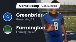 Recap: Greenbrier  vs. Farmington  2018