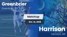 Matchup: Greenbrier High vs. Harrison  2018