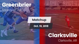Matchup: Greenbrier High vs. Clarksville  2018