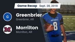 Recap: Greenbrier  vs. Morrilton  2018