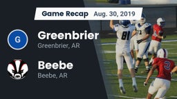 Recap: Greenbrier  vs. Beebe  2019