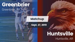 Matchup: Greenbrier High vs. Huntsville  2019