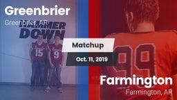 Matchup: Greenbrier High vs. Farmington  2019