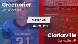 Matchup: Greenbrier High vs. Clarksville  2019