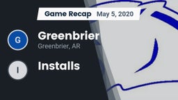 Recap: Greenbrier  vs. Installs 2020