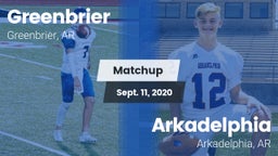 Matchup: Greenbrier High vs. Arkadelphia  2020