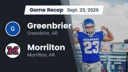 Recap: Greenbrier  vs. Morrilton  2020