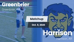 Matchup: Greenbrier High vs. Harrison  2020