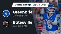 Recap: Greenbrier  vs. Batesville  2021