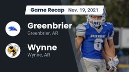 Recap: Greenbrier  vs. Wynne  2021