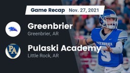 Recap: Greenbrier  vs. Pulaski Academy 2021
