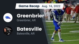 Recap: Greenbrier  vs. Batesville  2022