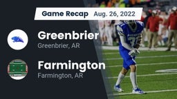 Recap: Greenbrier  vs. Farmington  2022