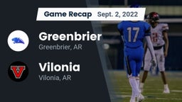 Recap: Greenbrier  vs. Vilonia  2022