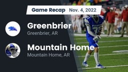 Recap: Greenbrier  vs. Mountain Home  2022