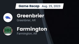 Recap: Greenbrier  vs. Farmington  2023